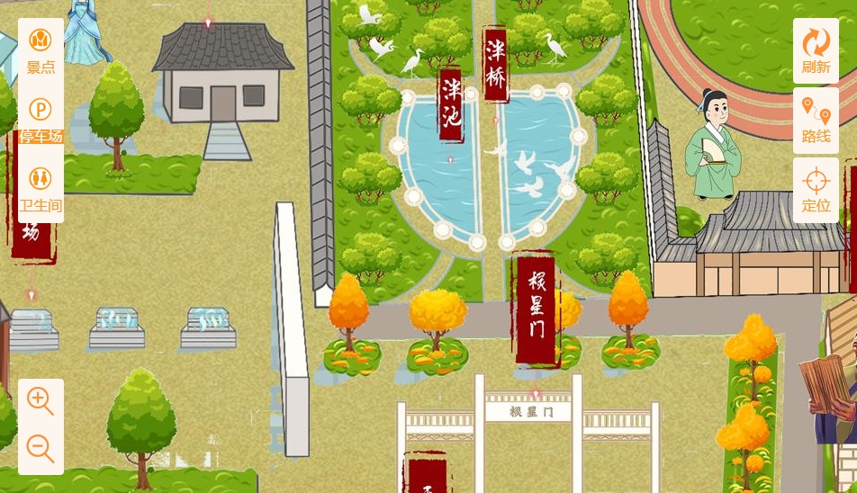 开福手绘地图景区语音讲解导览系统：智慧景区建设的基石